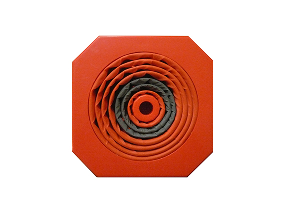 Traffic cone, collapsible, 44 cm