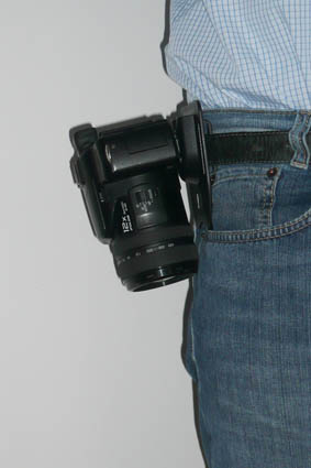 Belt clip for cameras