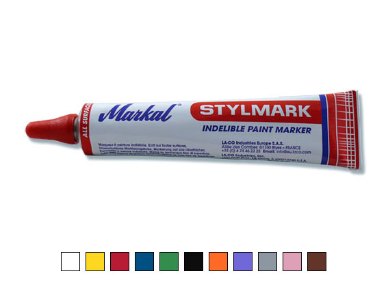 Stylmark tube marker, red