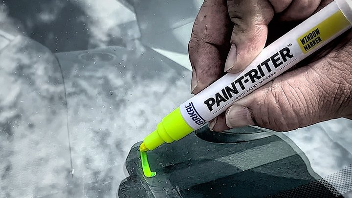 Paint-Riter Window Marker, blue