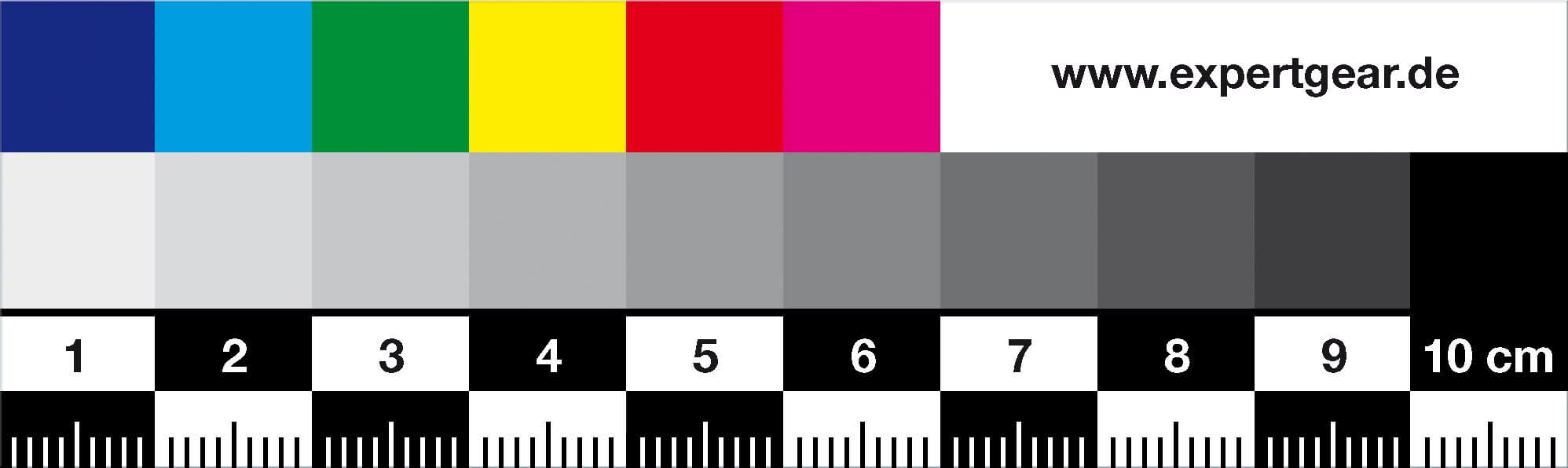Linear colour scale, 10 cm, magnetic