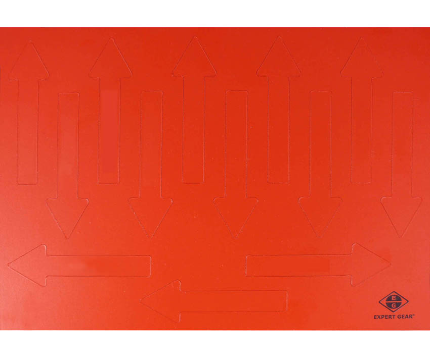Magnetic arrows, 75 mm, red
