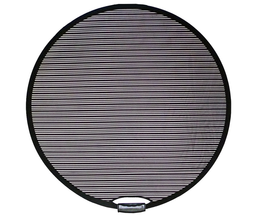 Circular, foldable dent reflector