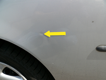 Magnetic arrows, 75 mm, yellow