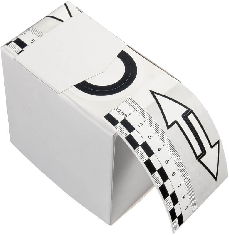 Self-adhesive labelling kit