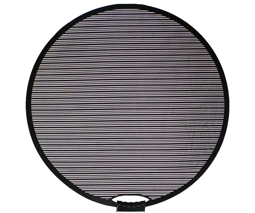 Circular, foldable dent reflector