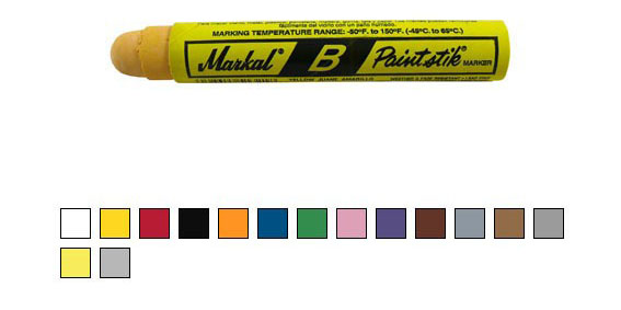 Paintstik Original B – solid paint marker, yellow