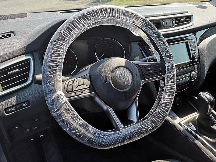 Disposable steering wheel cover, 250 pcs.