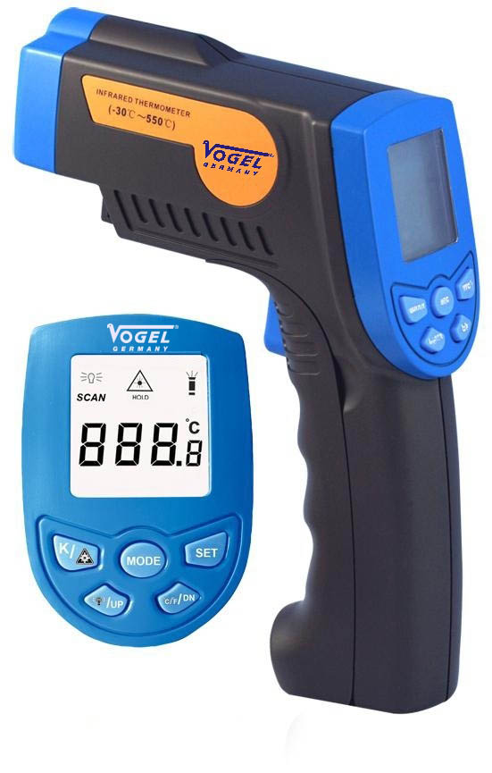 Infrared laser thermometer