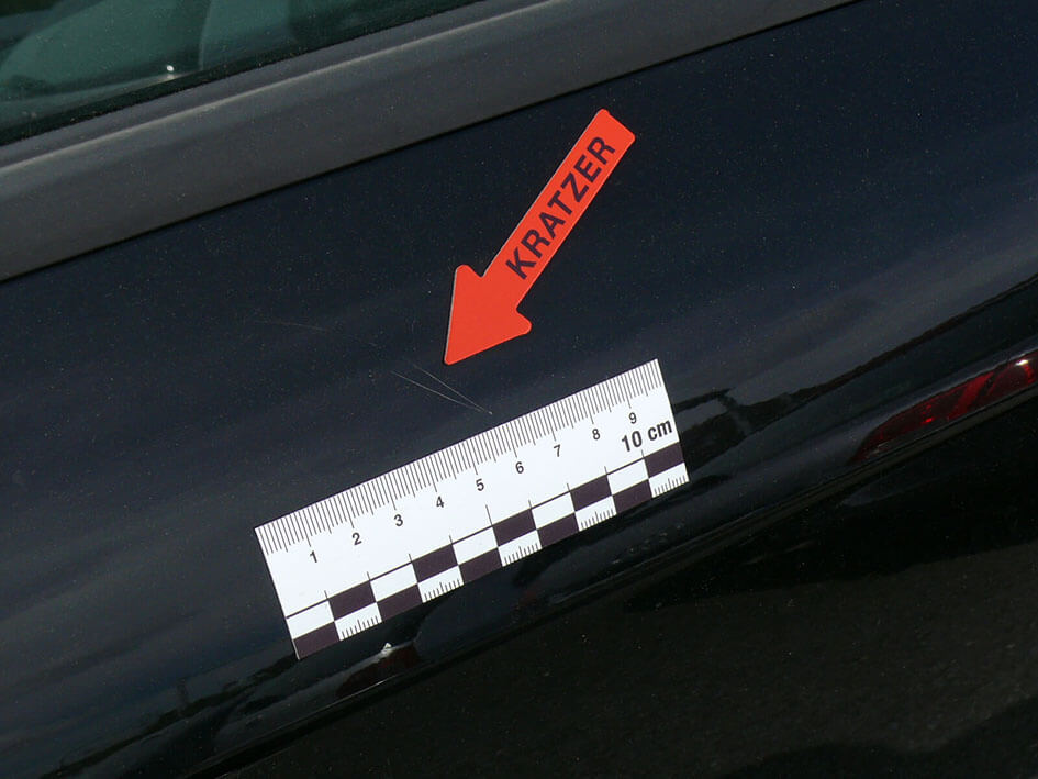 Magnetic ruler, 10 cm