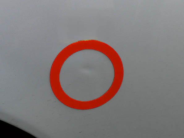 Magnetic rings, red