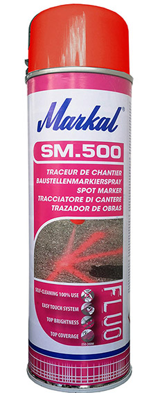 Marking spray, Markal - SM.500,  fluorescent pink