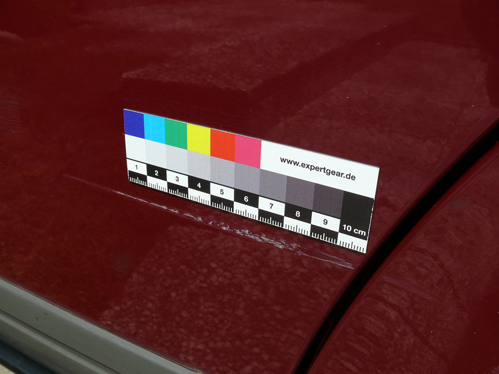 Linear colour scale, 10 cm, magnetic
