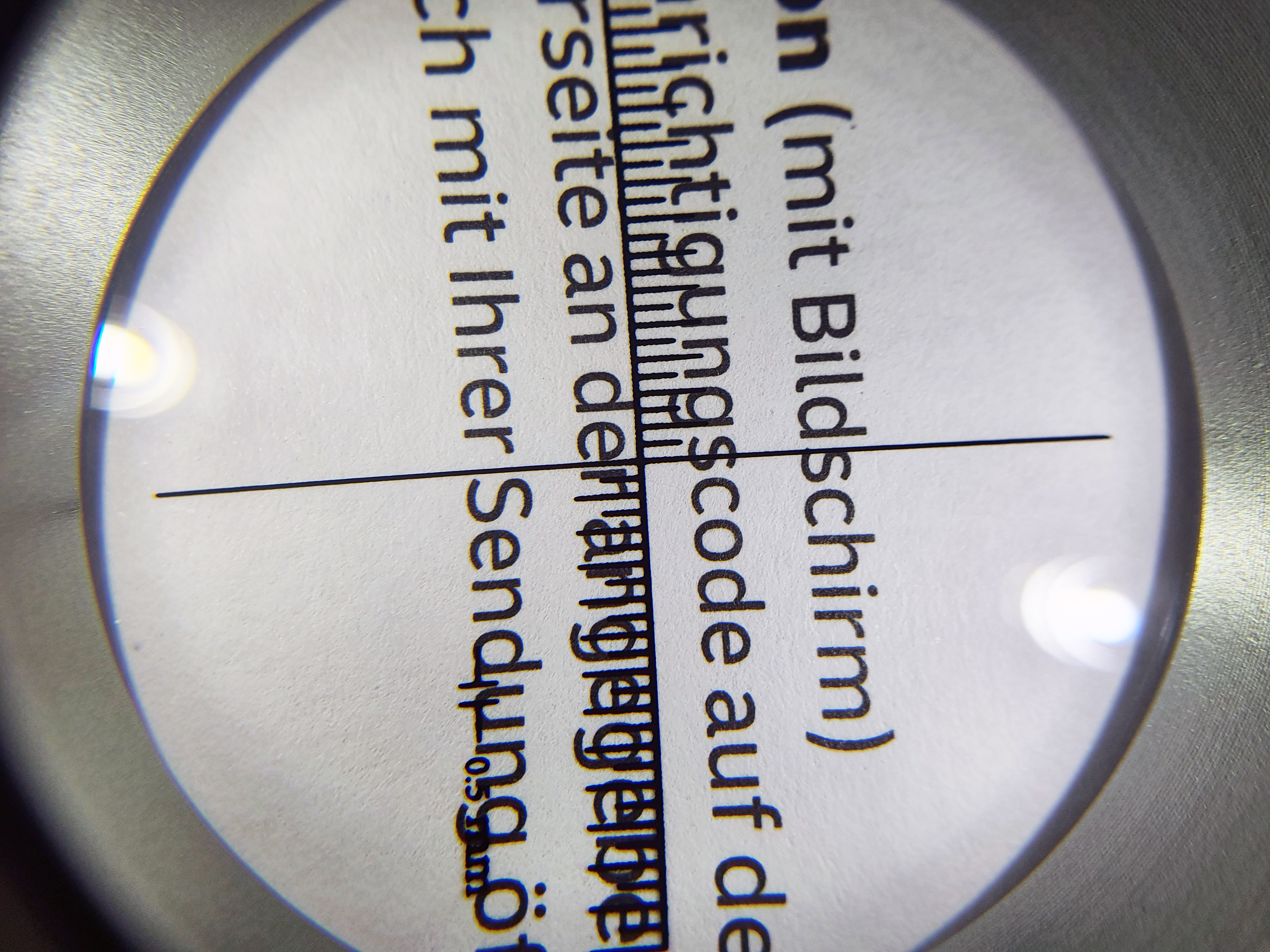 LED precision magnifier with USB charger