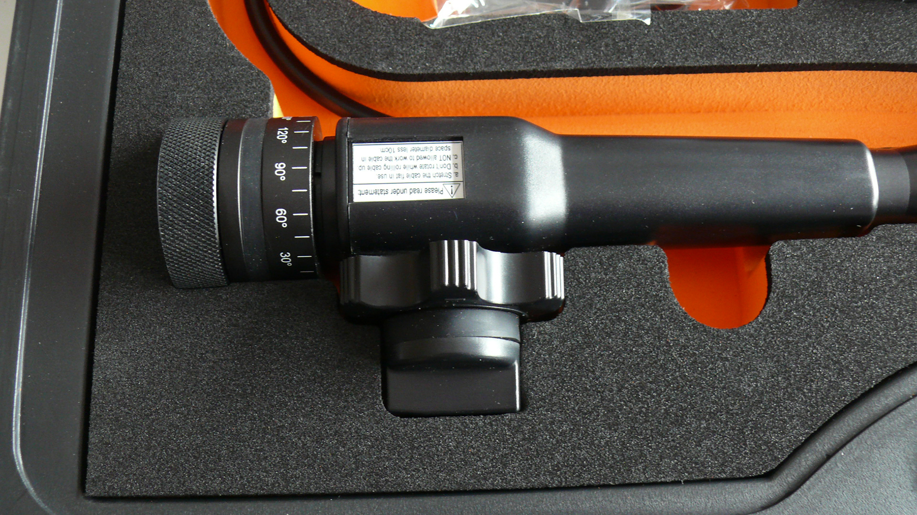 3.5" Video endoscope TTS-S06, with flexible 5.8 mm ∅ camera probe
