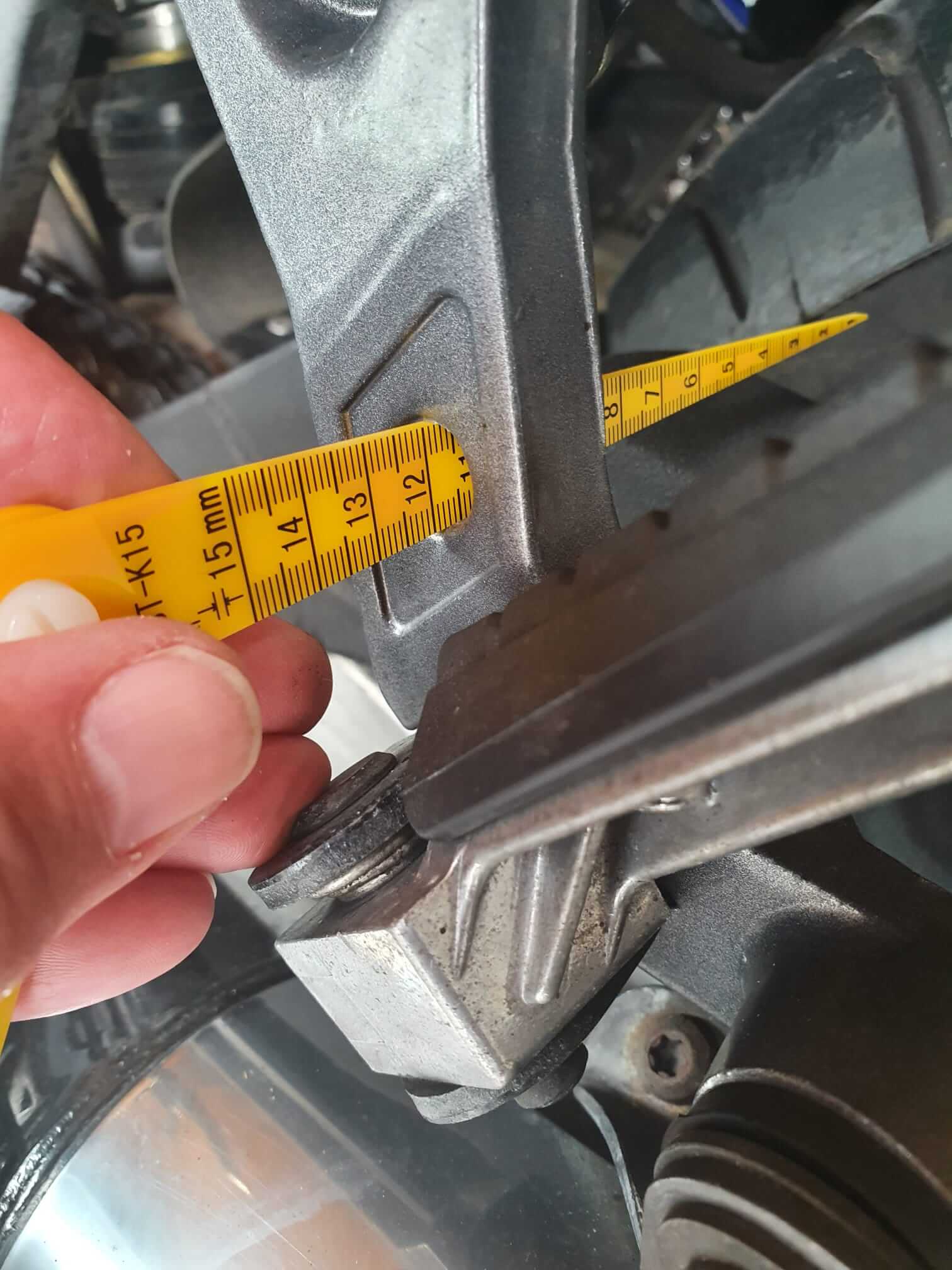 Plastic taper gauge 1 – 15 mm
