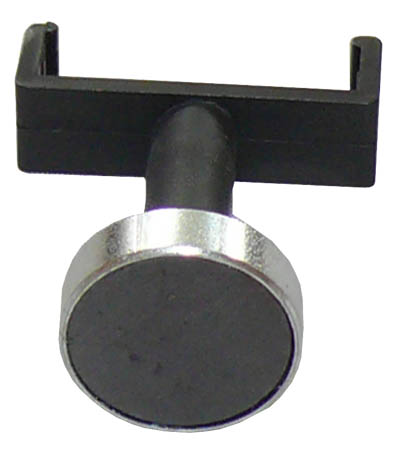 Geometric ruler bracket with magnetic base