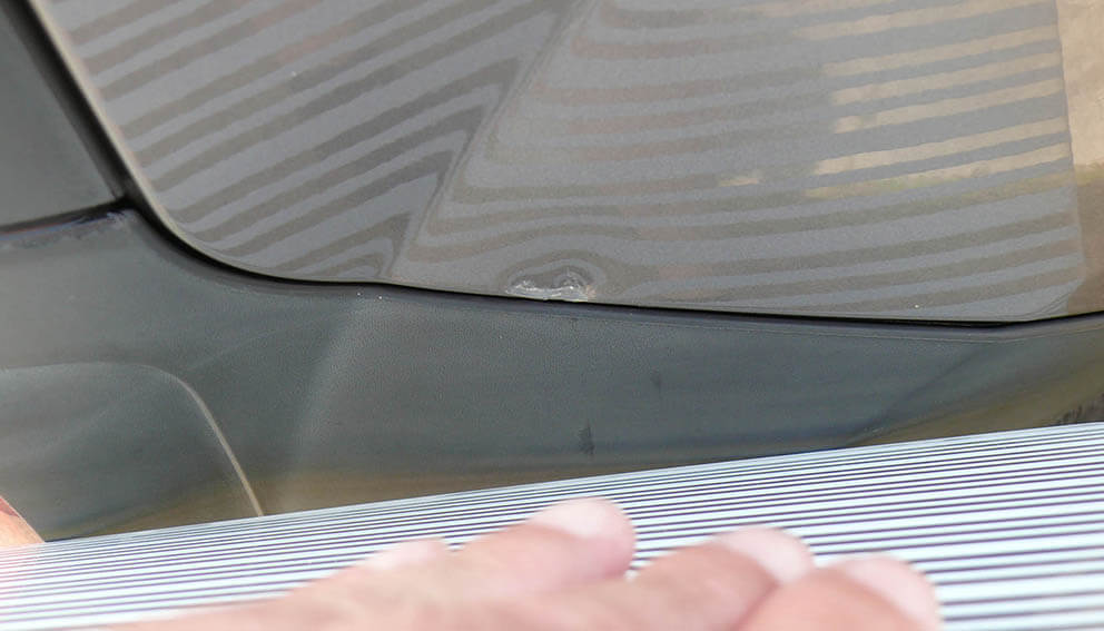 Dent card, 2-coloured (white/black)